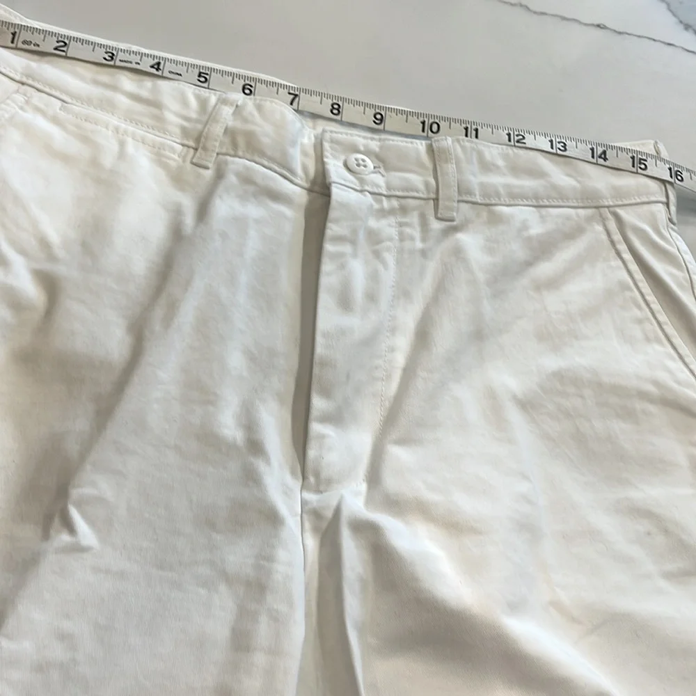 Cremieux White Cotton Men’s Shorts. Great for Golf. Sz. 32 like new - Picture 5 of 9